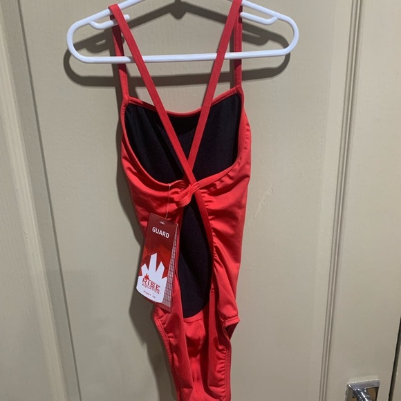 NWT! Girls Rise Aquatic “Guard” One Piece Swimming Suit 7/8 - Picture 2 of 8
